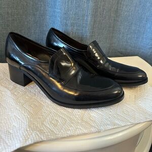 Lanvin Black Leather Heels (US 9.5)